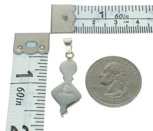 Sterling Silver Lapis And Opal Southwestern Pendant YX70364